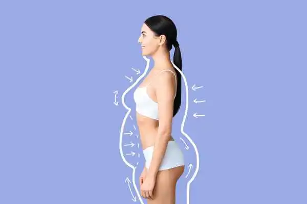 image of woman experiencing fat reduction treatment Apsley