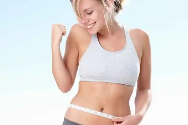 woman happy after fat reduction treatment Apsley
