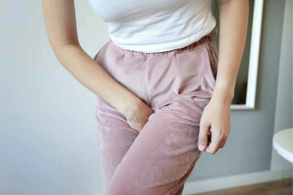 woman struggling with urine incontinence Apsley
