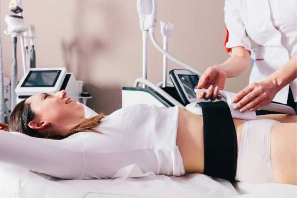 woman having body sculpting to help improve her body image and her mental health Apsley