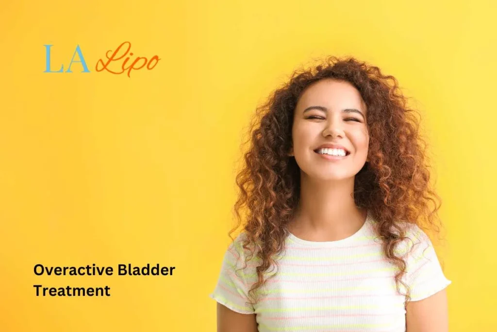 woman smiling about overactive bladder treatment Apsley solutions