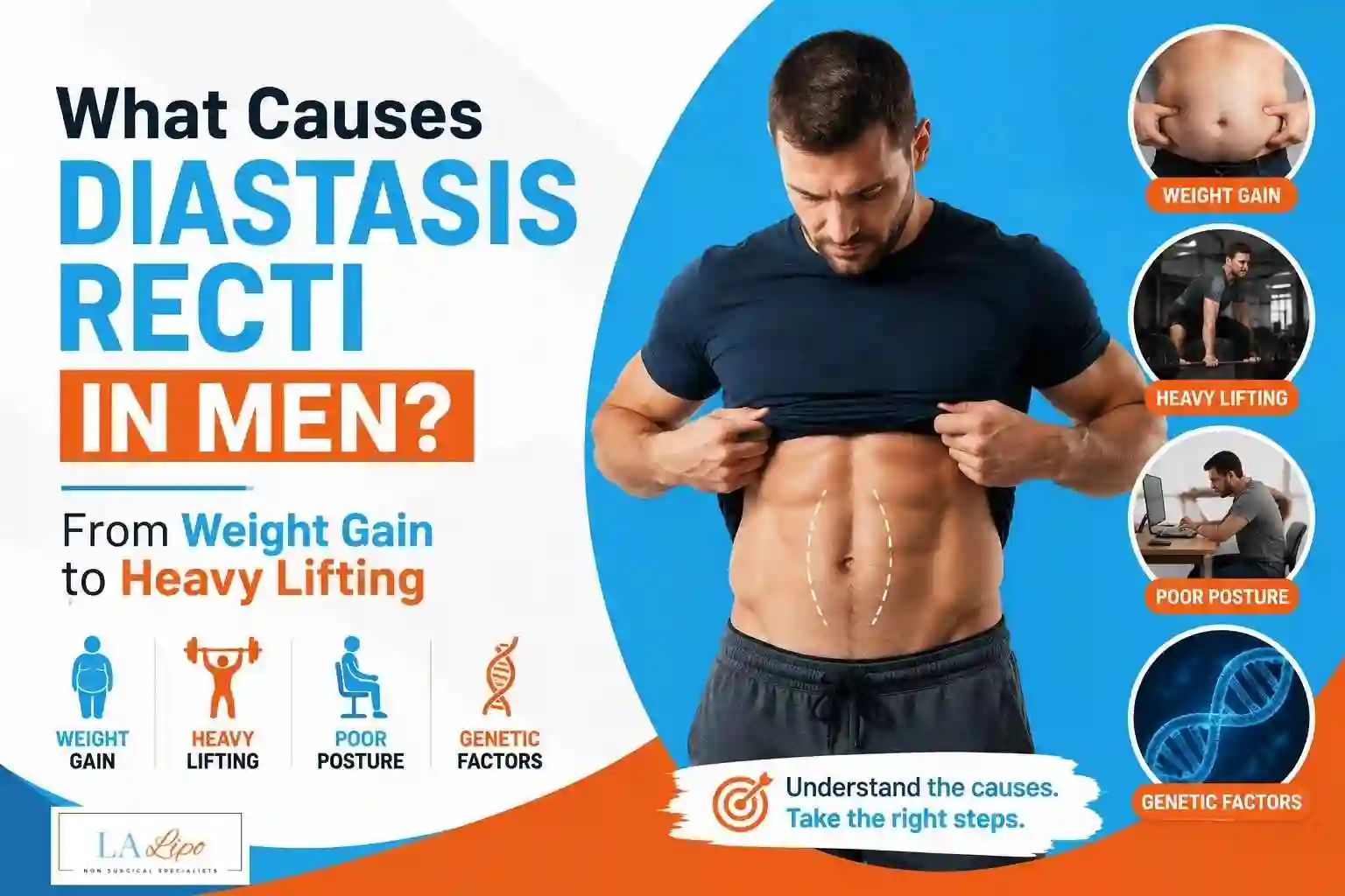 What Causes Diastasis Recti in Men? From Weight Gain to Heavy Lifting Apsley